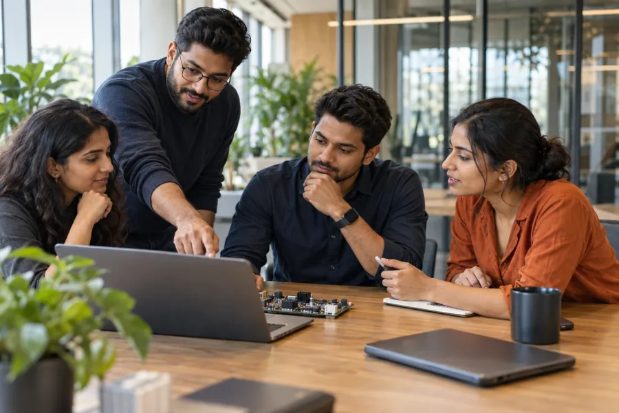 A collaborative engineering discussion